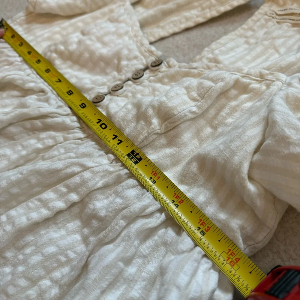 White Button-Front Dress - Picture 6 of 9